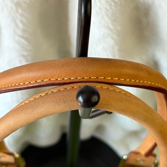 Dooney & Bourke Green and Tan Satchel - Picture 3 of 10